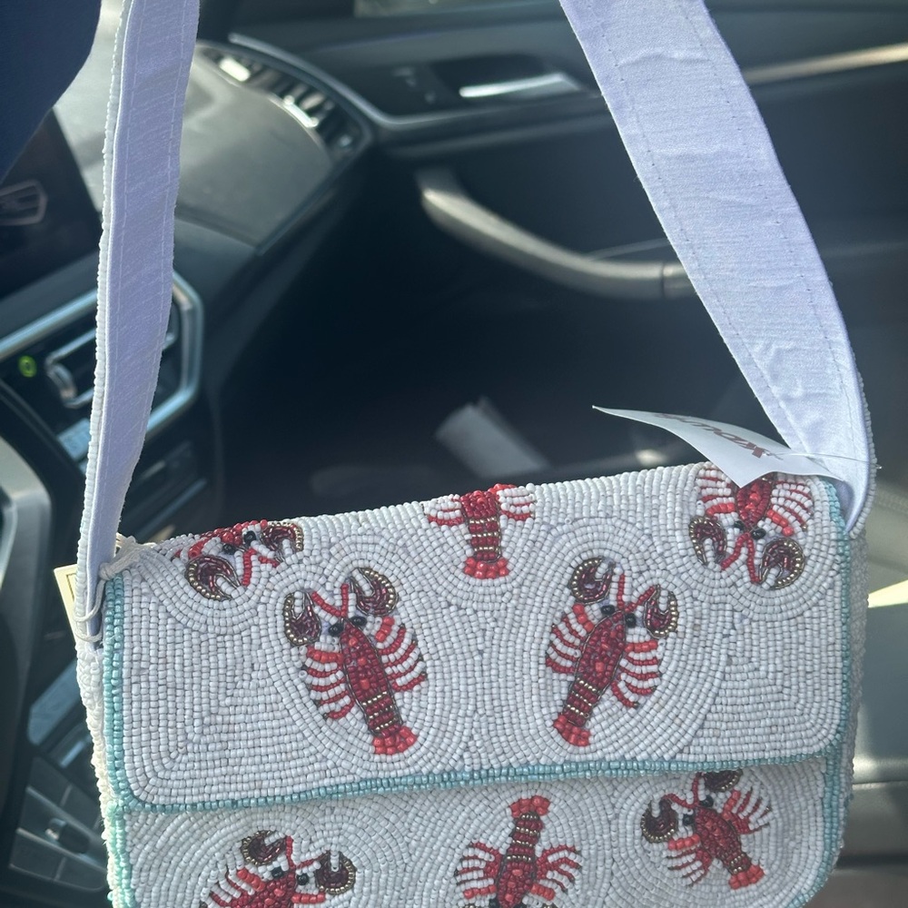 Beaded Lobster Design Bag